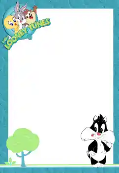 Фотоефект од категоријата Различни детски № 198812. Натпис на рамката: Baby Looney Tunes